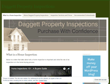 Tablet Screenshot of inspectordaggett.com